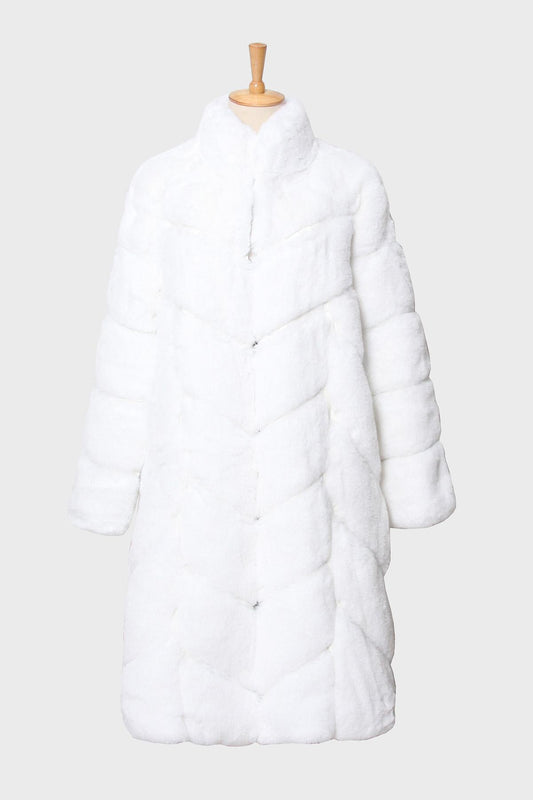 Γούνινο οικολογικό παλτό