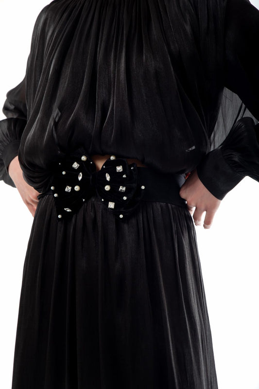 Ζώνη ελαστική με εντυπωσιακή αγκράφα