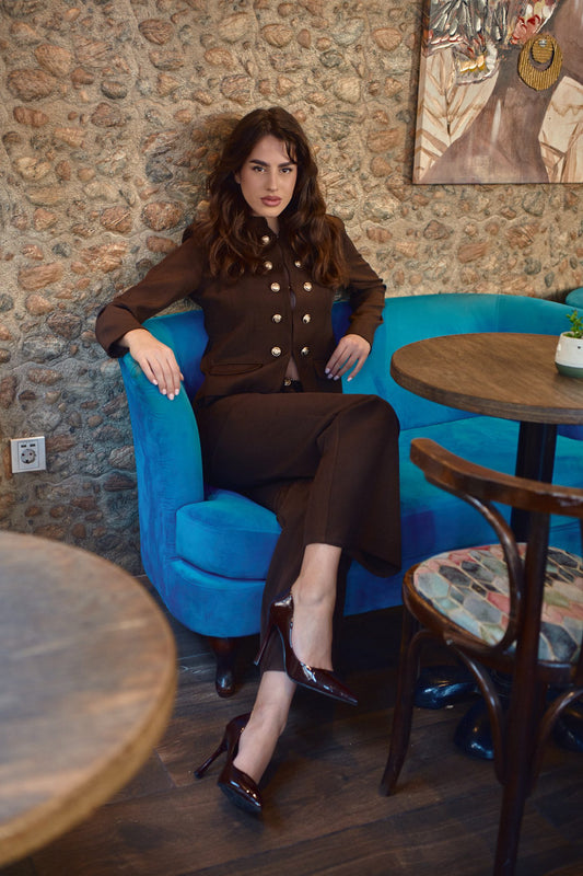 Set Military Blazer - Παντελόνι