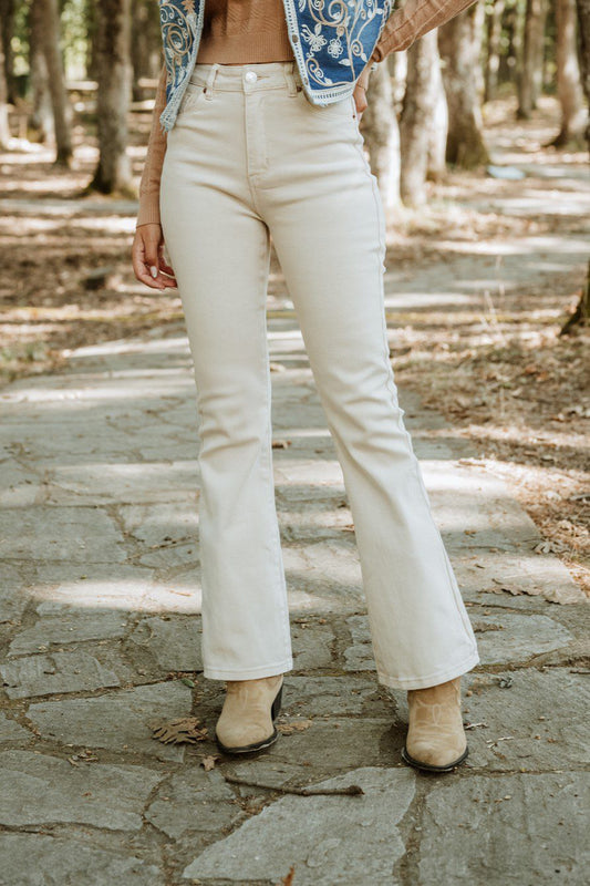 Jean flare παντελόνι