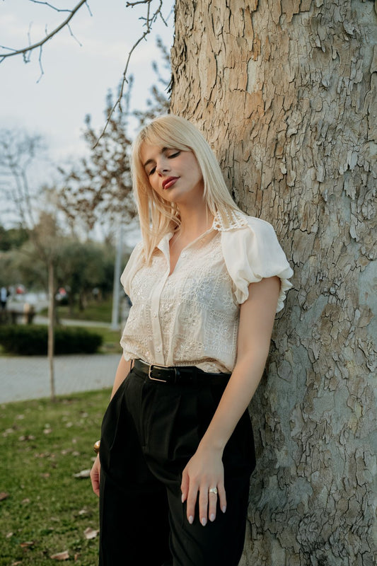 Πουκάμισο elegant με κέντημα