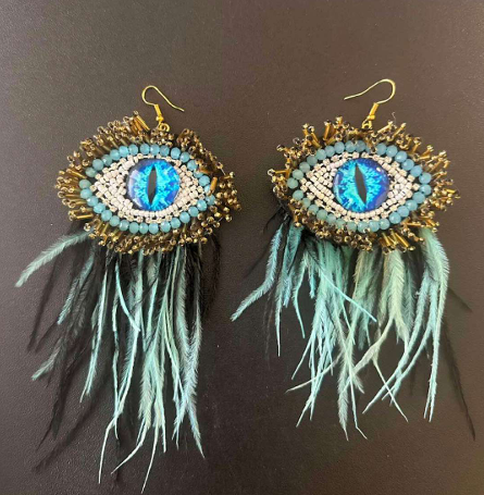 SORENA JEWELLERY FEATHER EARINGS