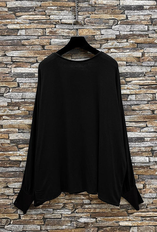 Μπλούζα loose viscose/rayon