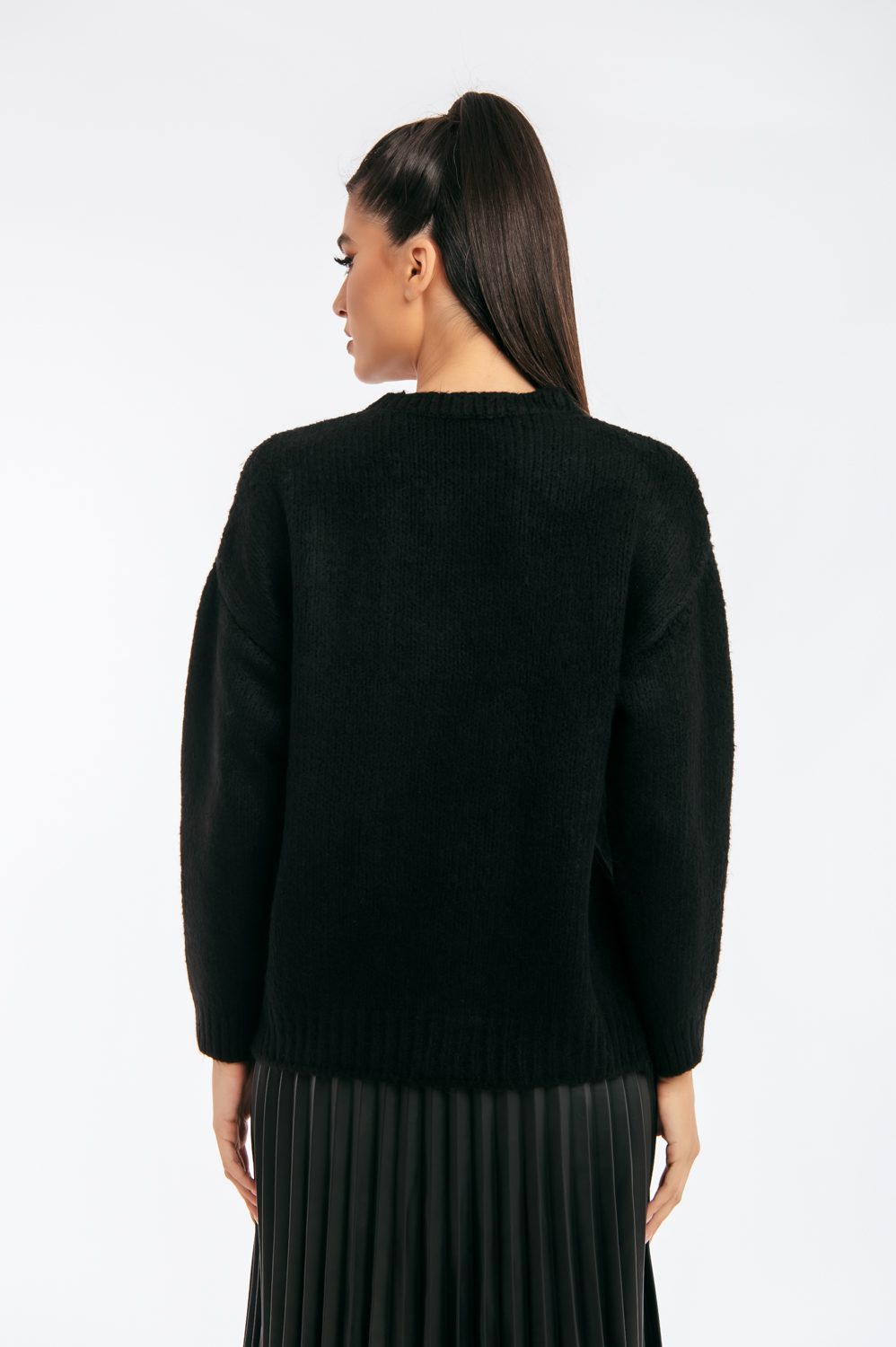 Μπλούζα πλεκτή με strass