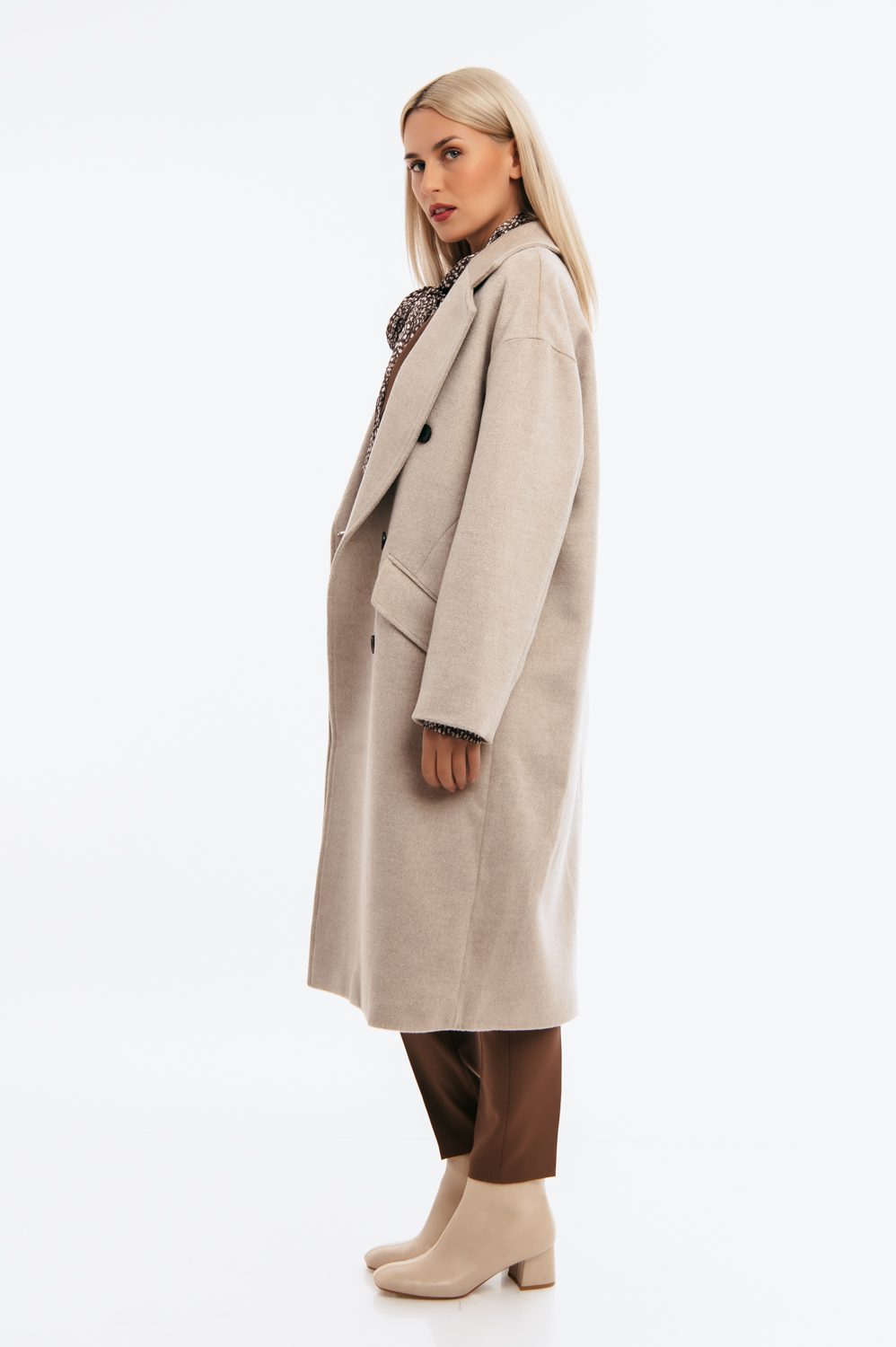 Παλτό oversized με τσέπες