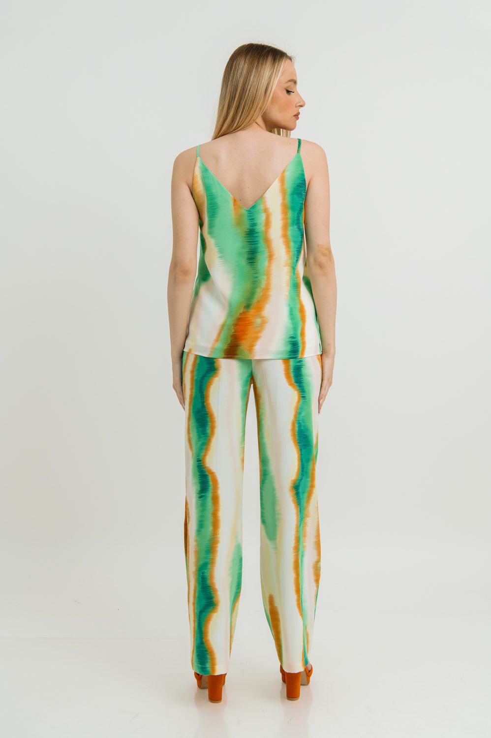 Σετ τοπ & παντελόνα printed