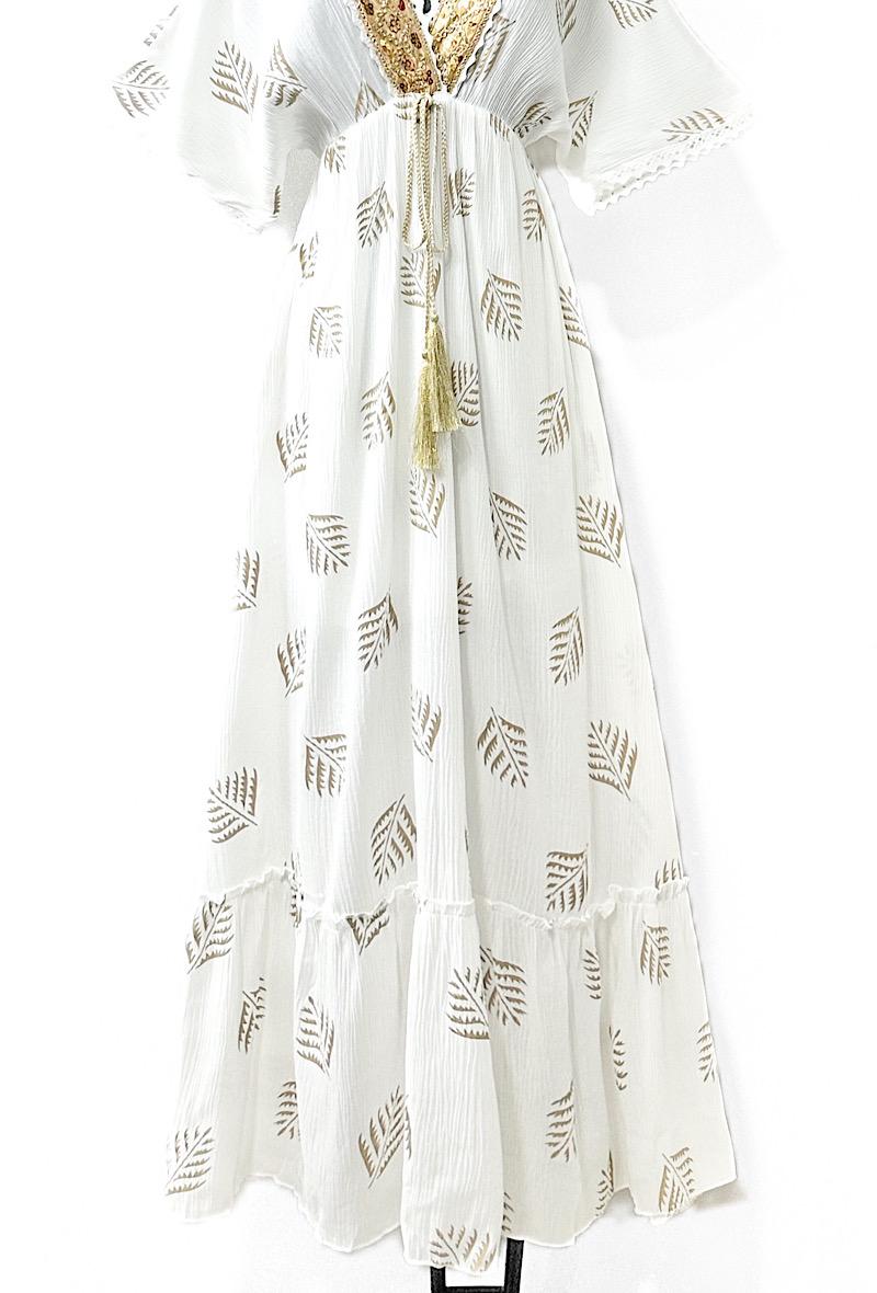 Φόρεμα maxi boho floral printed