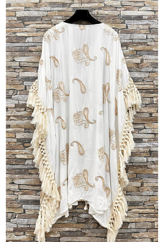 Tunic boho embroidery