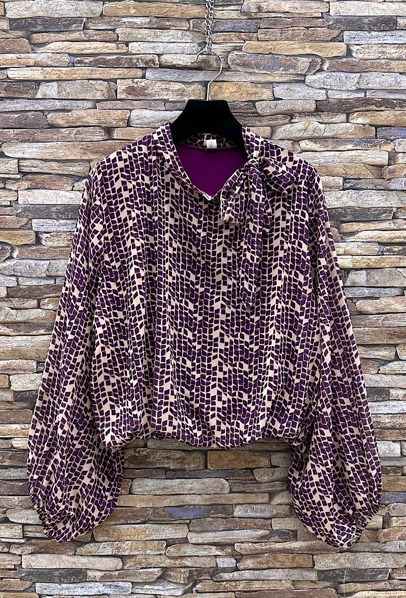 Μπλούζα elegant printed detailed