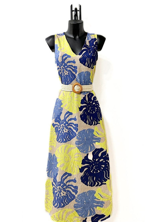 Φόρεμα floral printed viscose