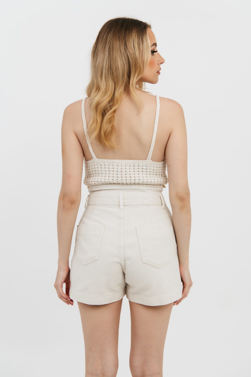 Τοπ πλεκτό cropped