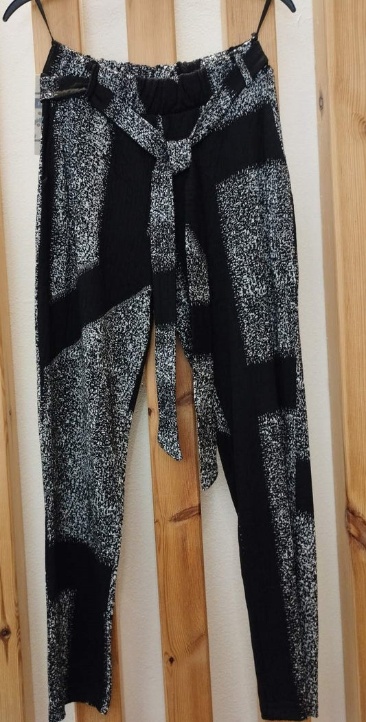 Παντελόνι λεπτό πλεκτό δύο υφασμάτων