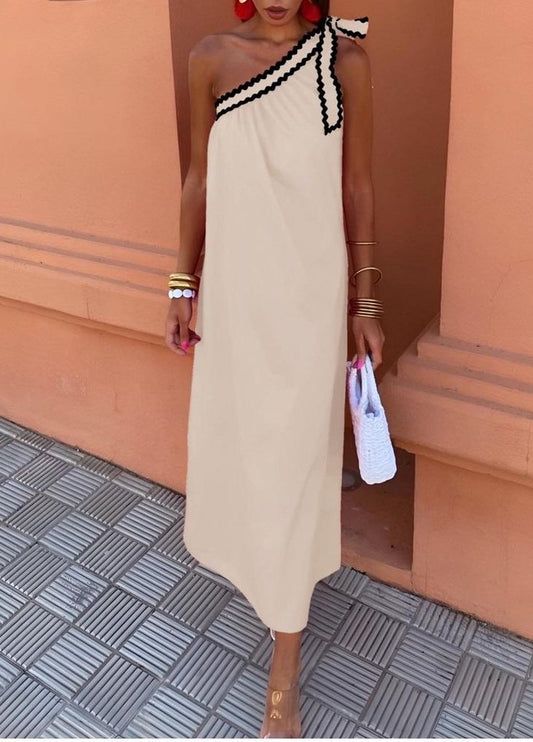 Φόρεμα maxi με έναν ώμο