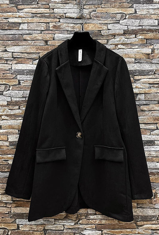 Blazer τύπου suede