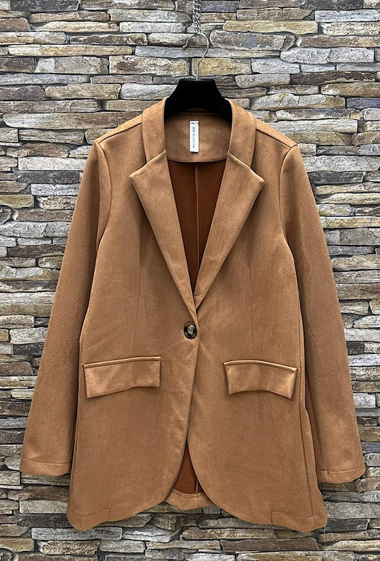 Blazer τύπου suede