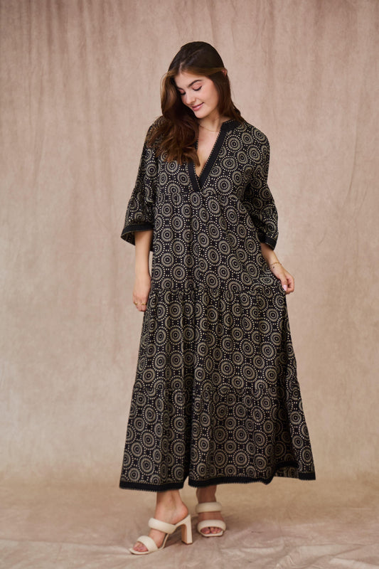 Φόρεμα maxi boho printed