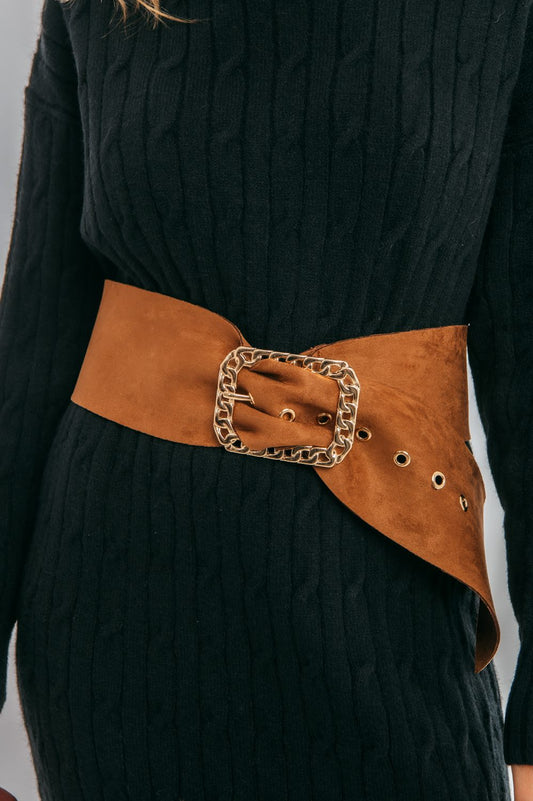 Ζώνη τύπου suede