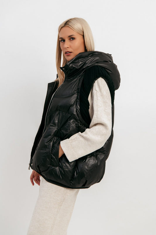 Μπουφάν αμάνικο oversized