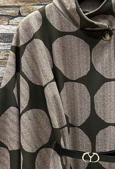 Κάπα με ζώνη & σχέδια