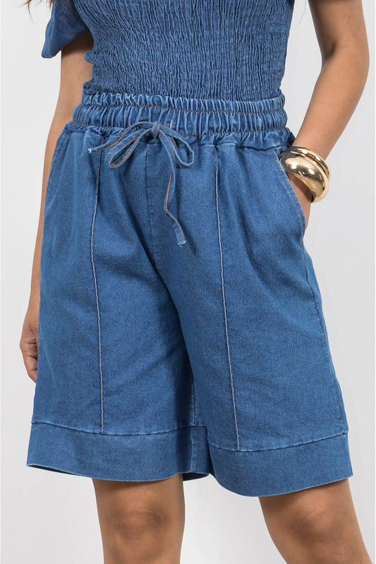 Βερμούδα denim look