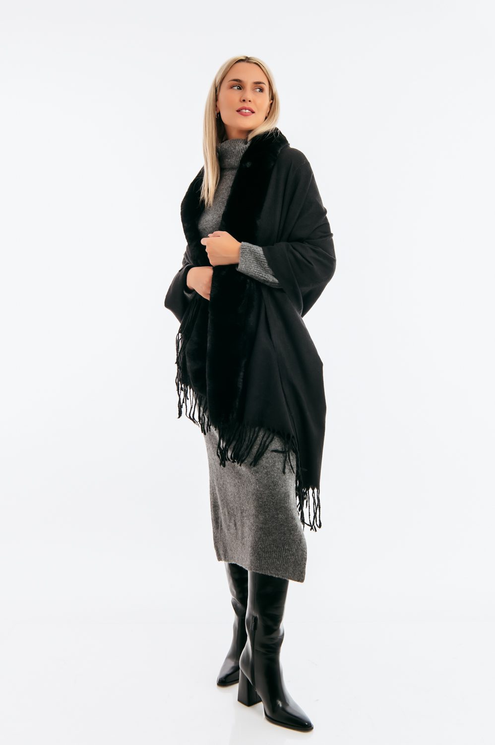 Εσάρπα με γούνα