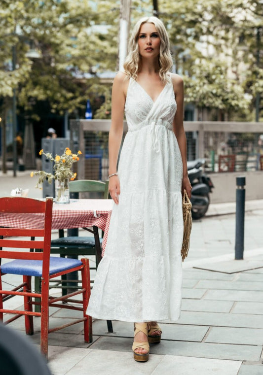 Φόρεμα maxi κηπούρ