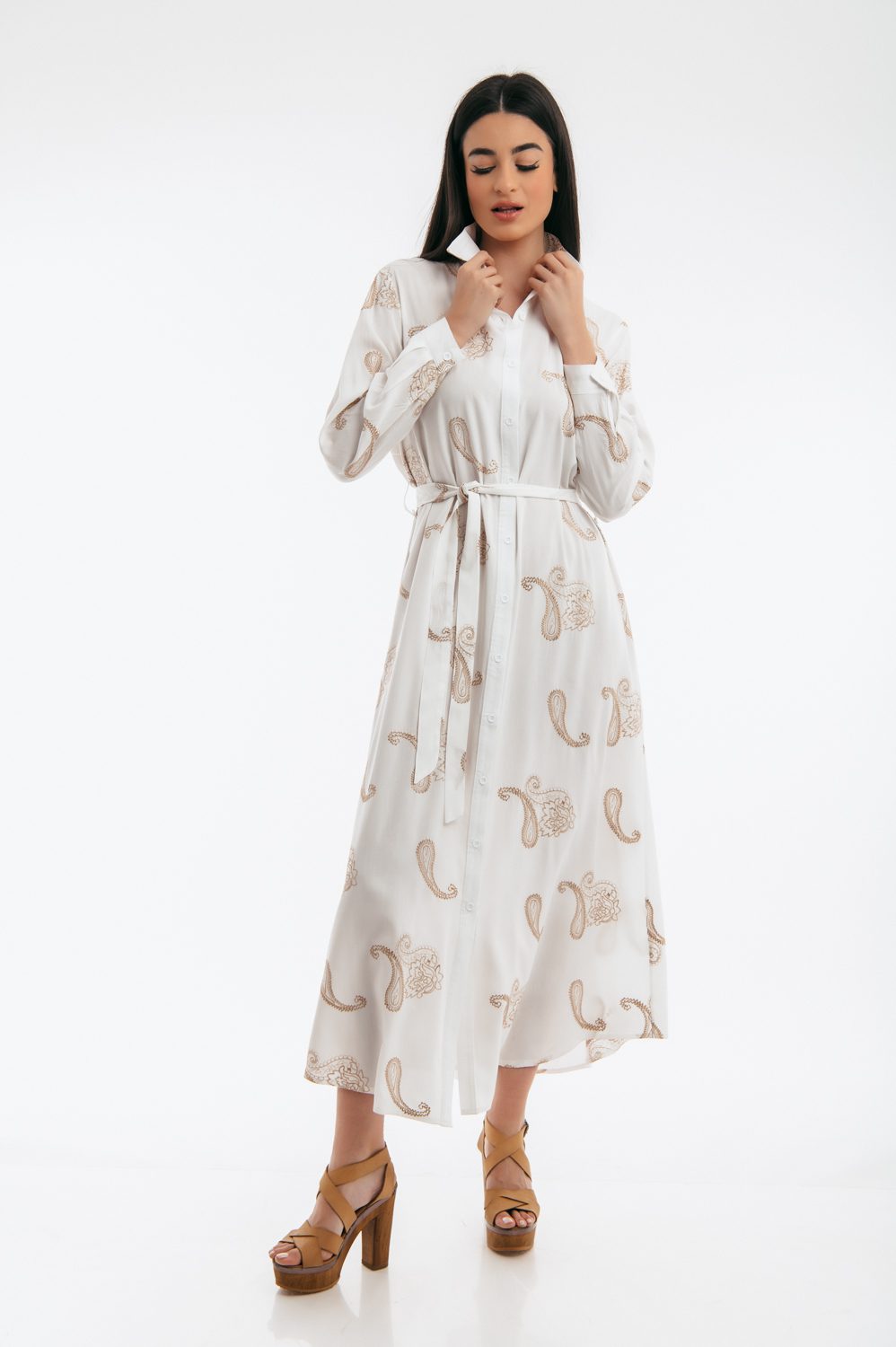 Φόρεμα/Κιμονό printed σεμιζιέ