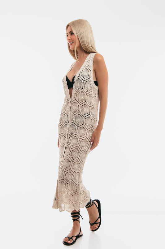 Tunic σεμιζιέ crochet