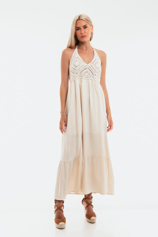 Φόρεμα με crochet
