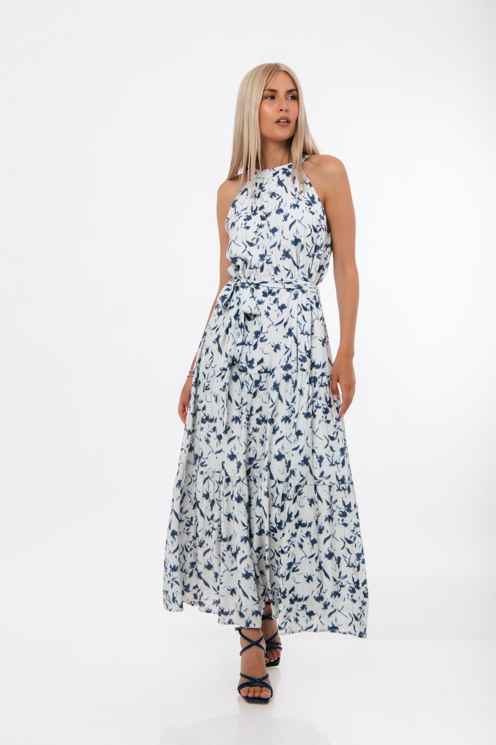 Φόρεμα maxi Halter floral