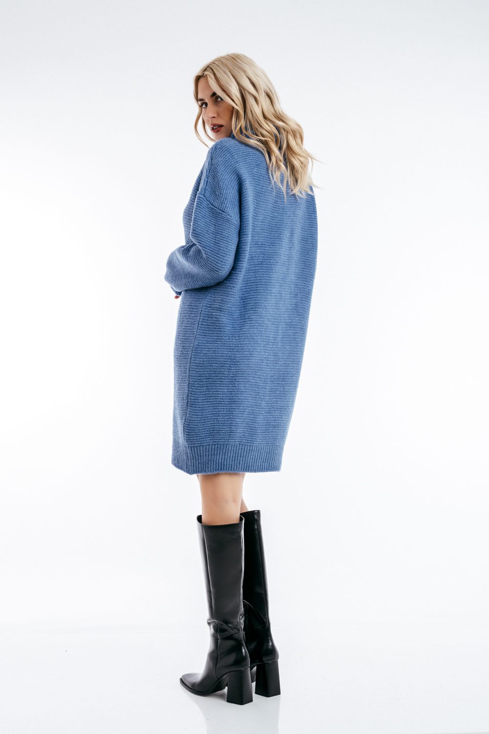 Μπλουζοφόρεμα πλεκτό rib oversized