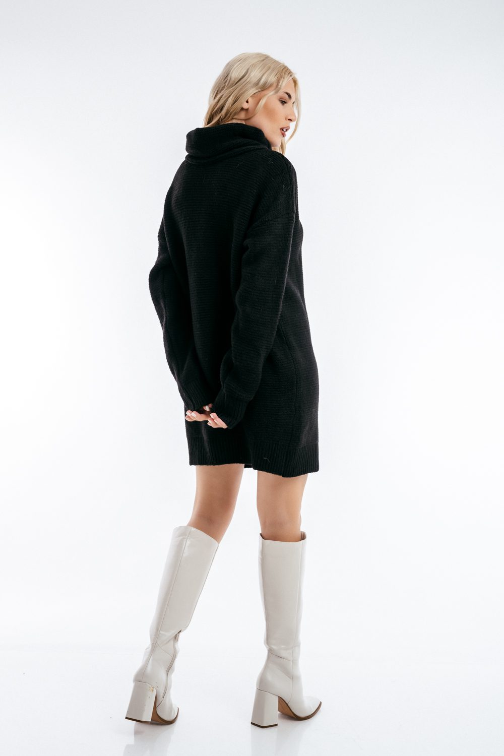 Μπλουζοφόρεμα πλεκτό rib oversized
