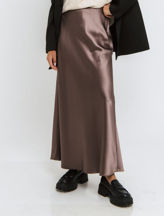 Φούστα maxi satin