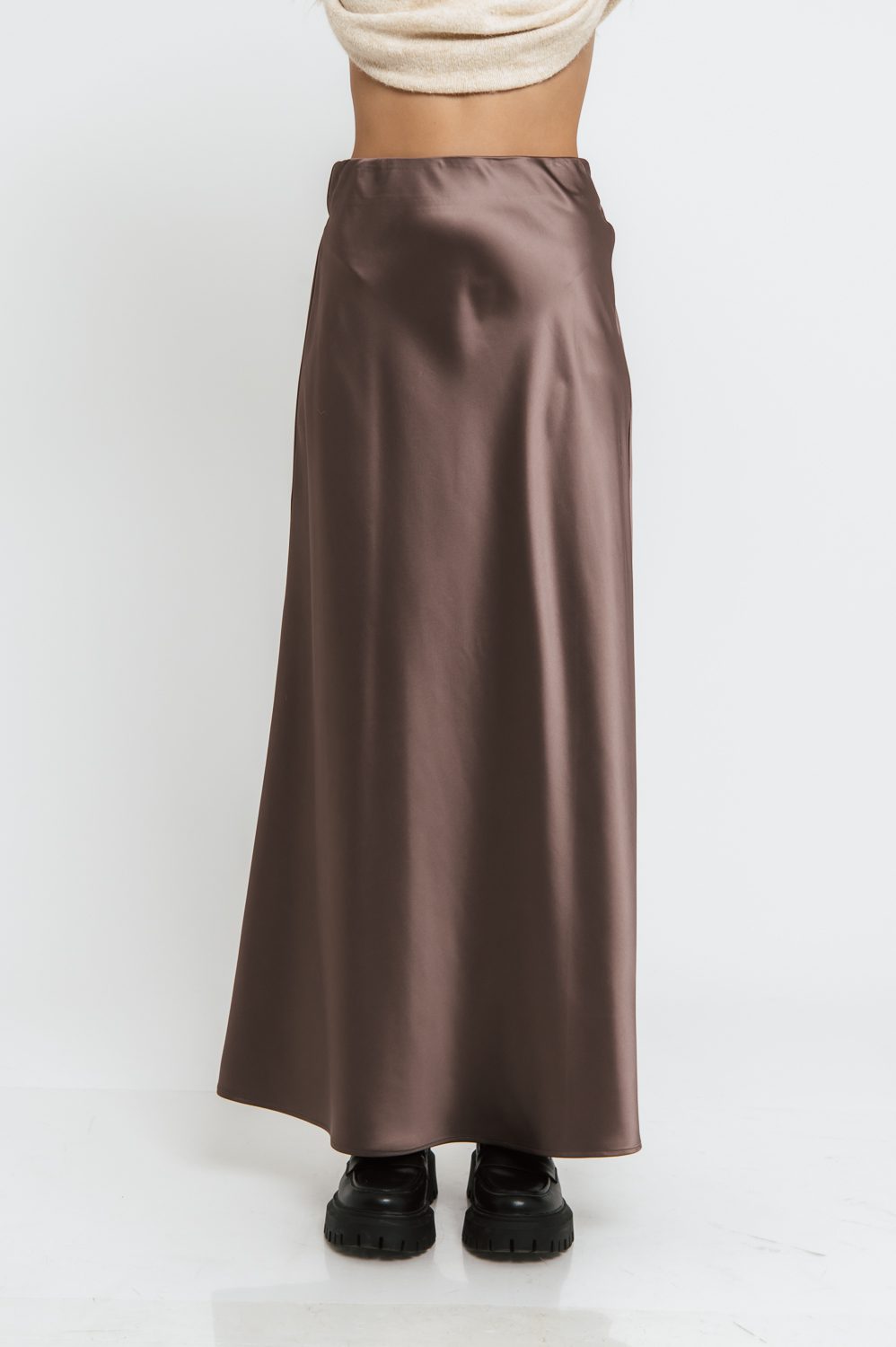 Φούστα maxi satin