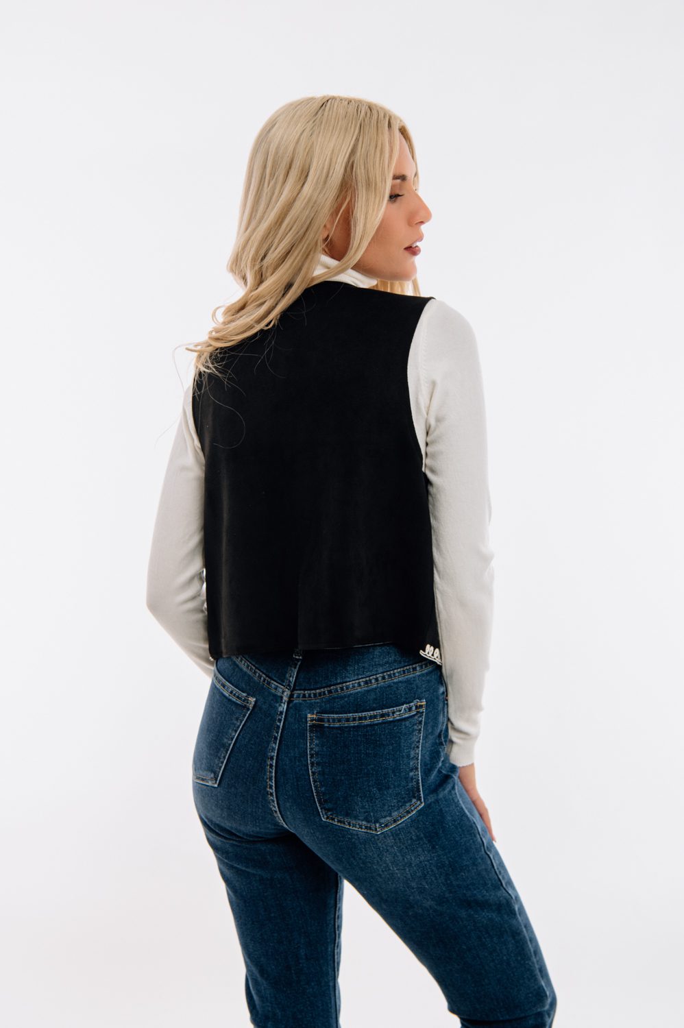 Γιλέκο elegant με κέντημα