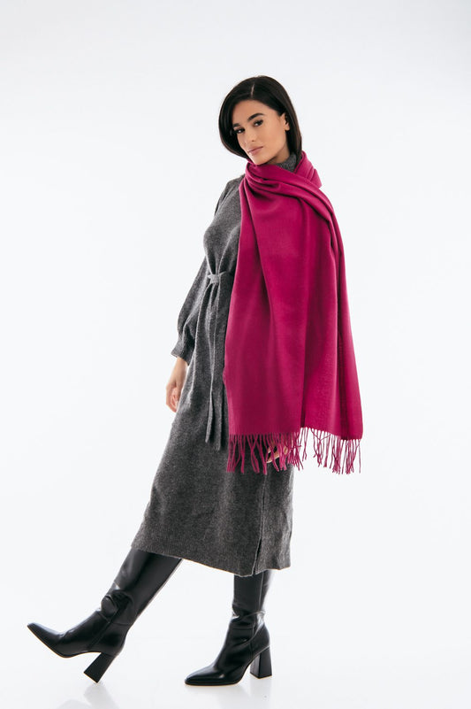 Πασμίνα με κρόσσια