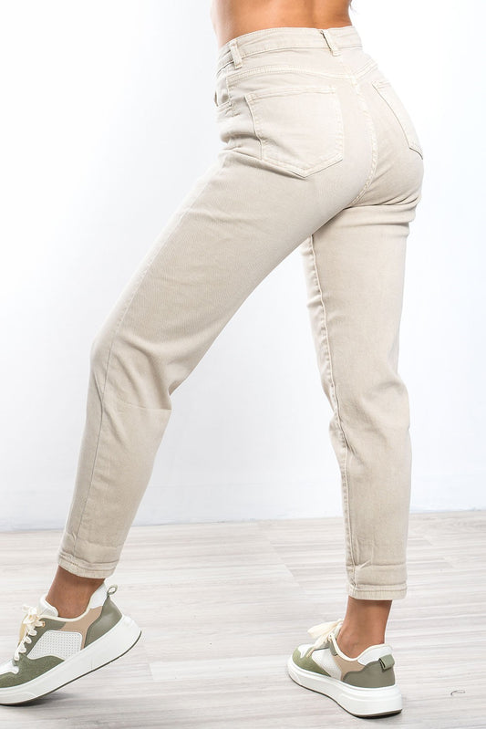 Παντελόνι denim mom fit