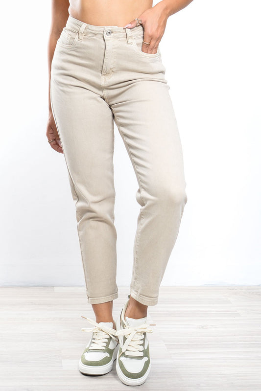 Παντελόνι denim mom fit