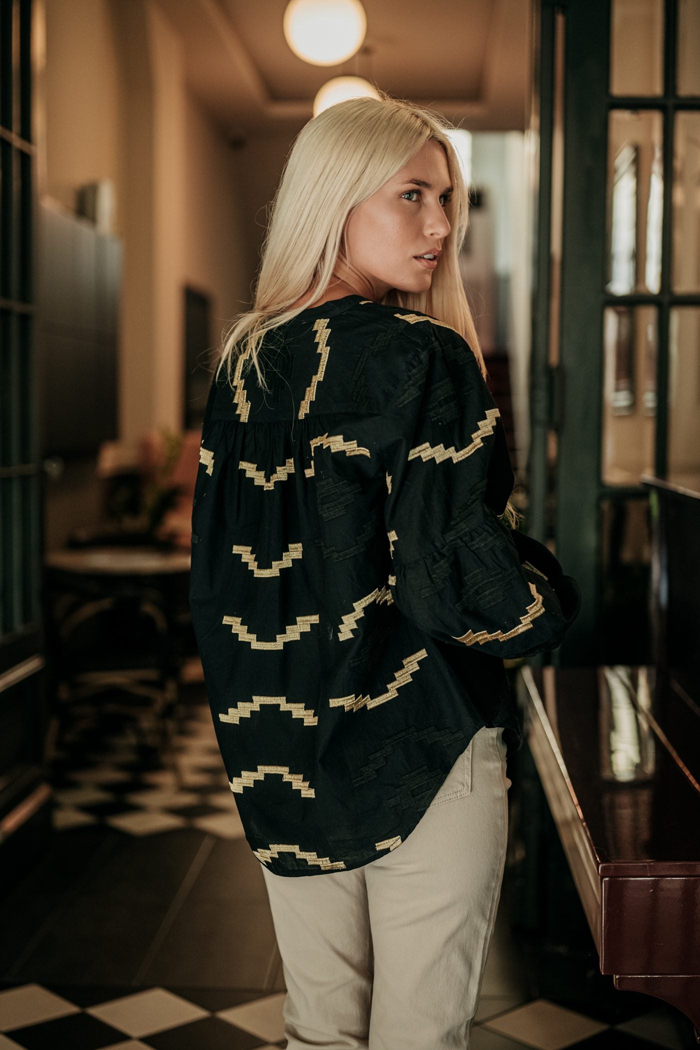 Μπλούζα ethnic printed