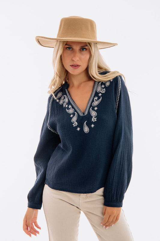 Μπλούζα ethnic printed