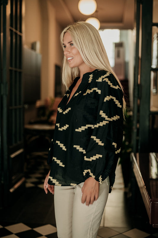 Μπλούζα ethnic printed