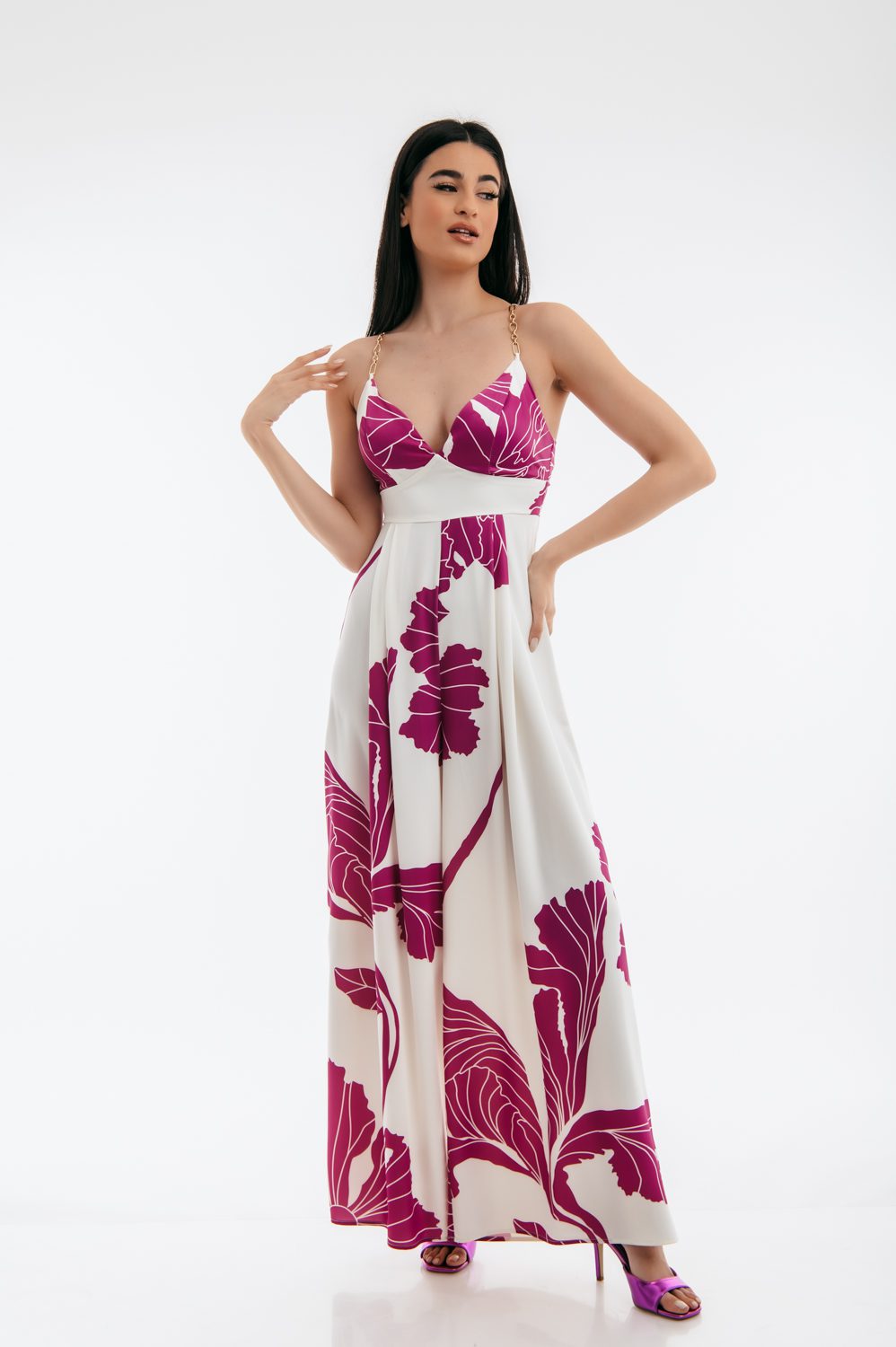 Ολόσωμη φόρμα cocktail floral