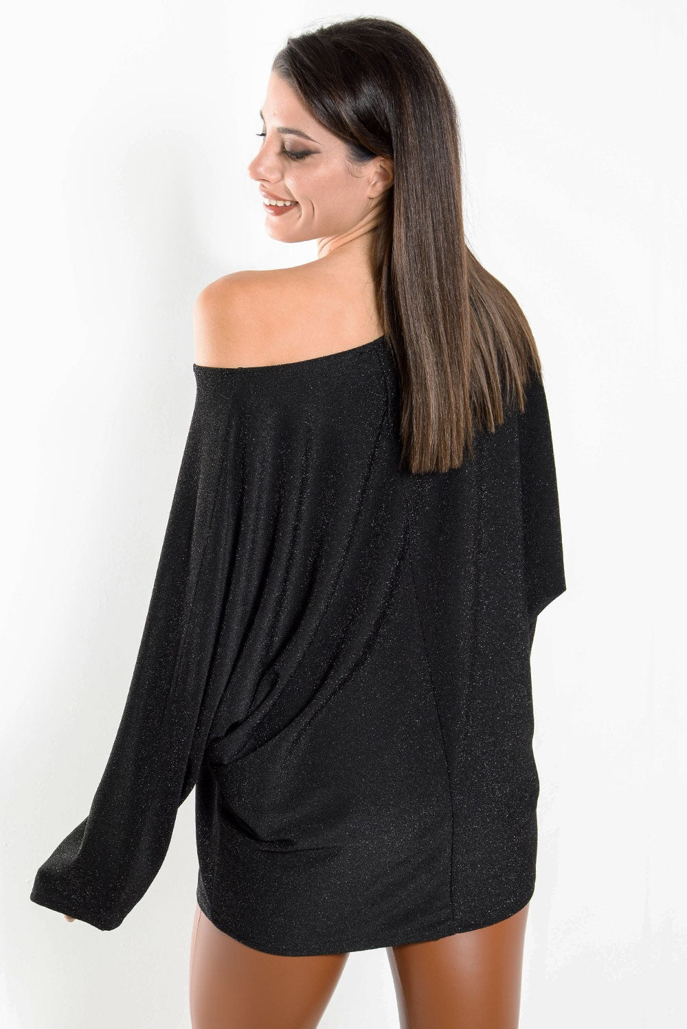 Μπλούζα oversized lurex