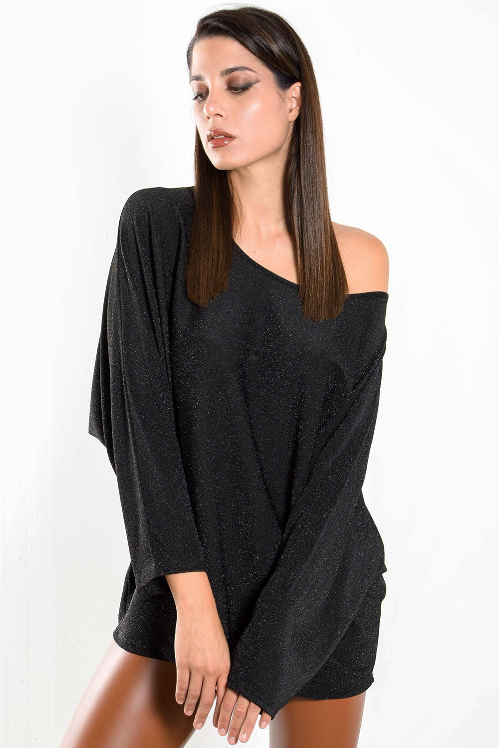 Μπλούζα oversized lurex