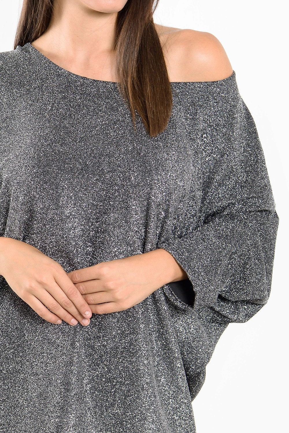 Μπλούζα oversized lurex