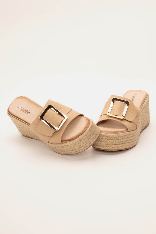 Πλατφόρμες Espadrilles με διακοσμητική τόκα