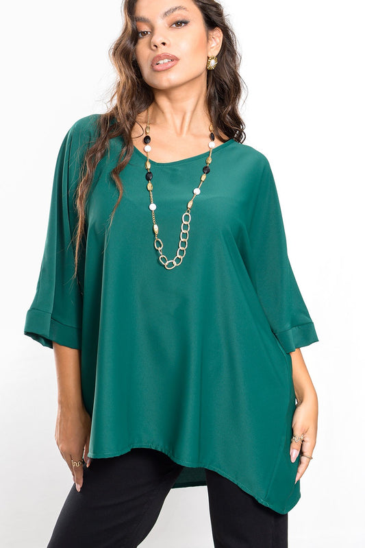 Μπλούζα plus size detailed