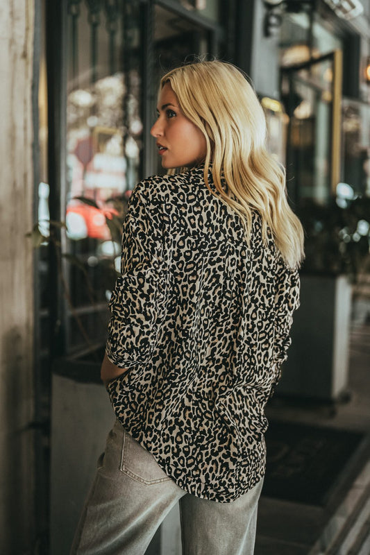Πουκάμισο leopard printed