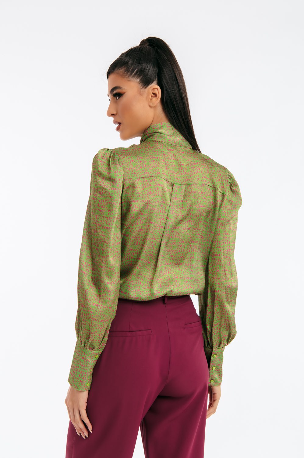 Πουκάμισο printed με δέσιμο