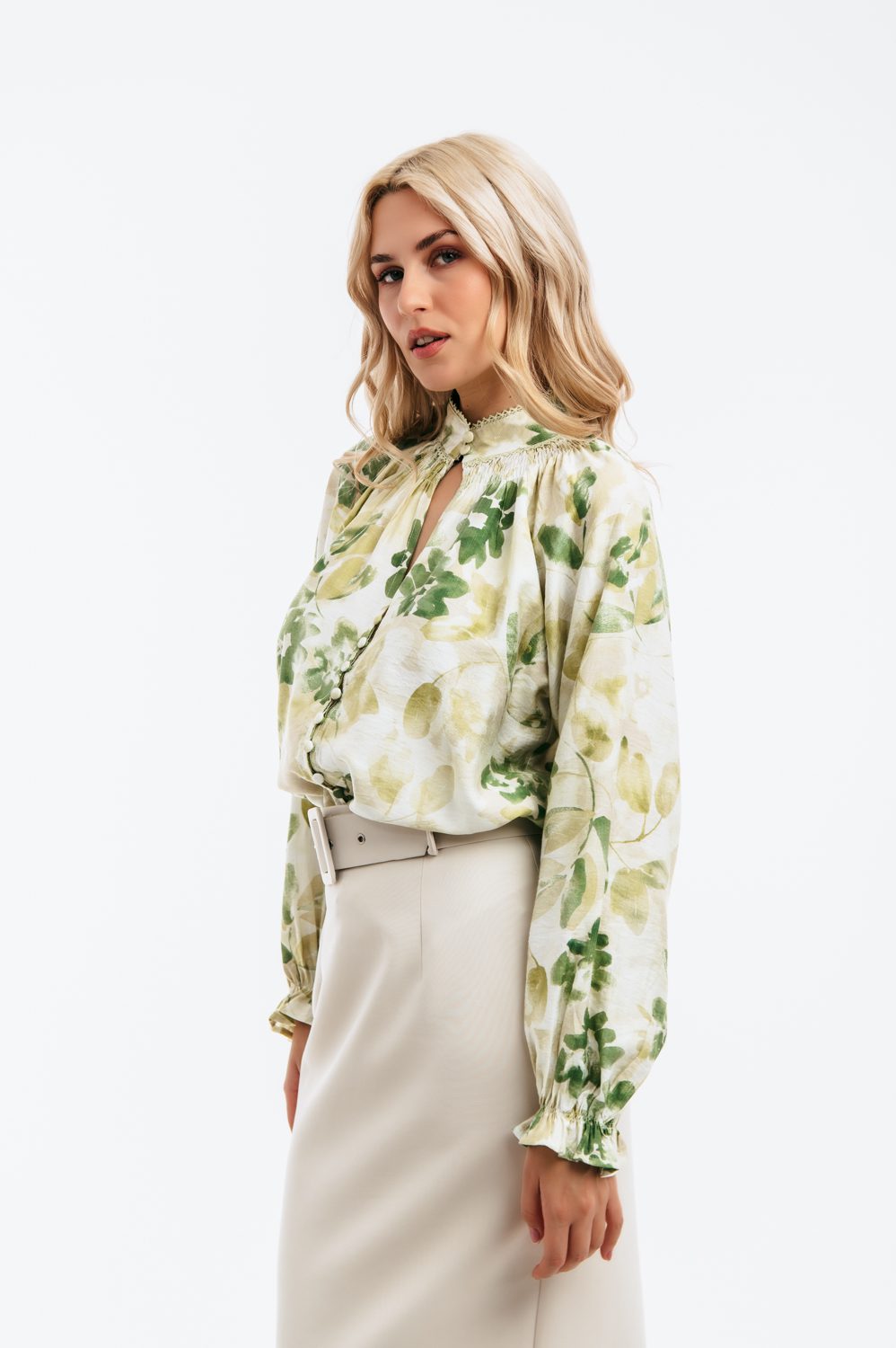 Πουκάμισο chic floral printed